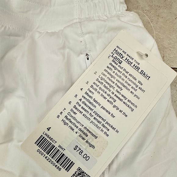 Lululemon Hotty Hot High-Rise Skirt *Longsize 4 - Picture 6 of 6